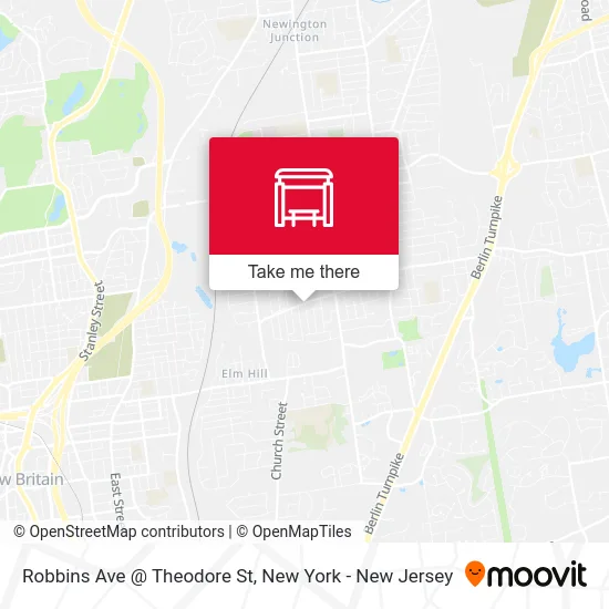 Robbins Ave @ Theodore St map