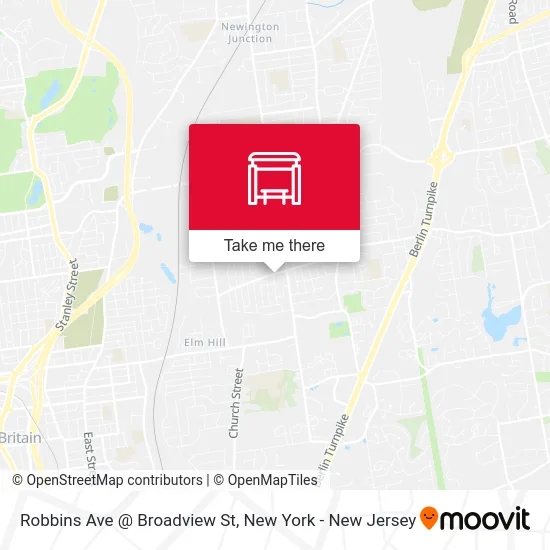 Robbins Ave @ Broadview St map