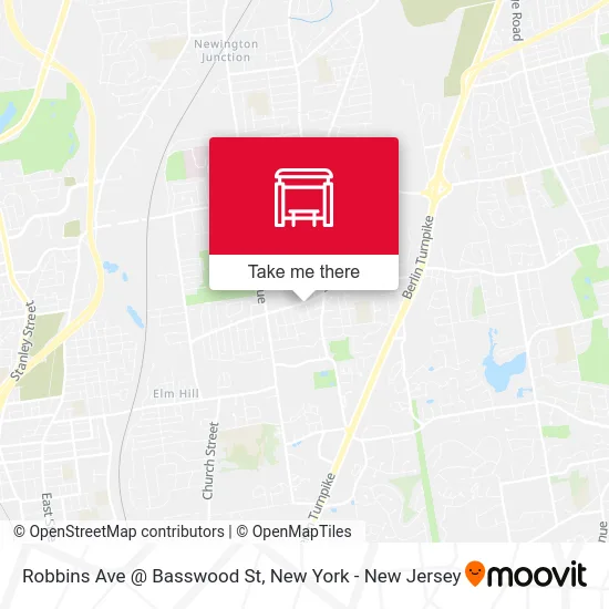 Robbins Ave @ Basswood St map