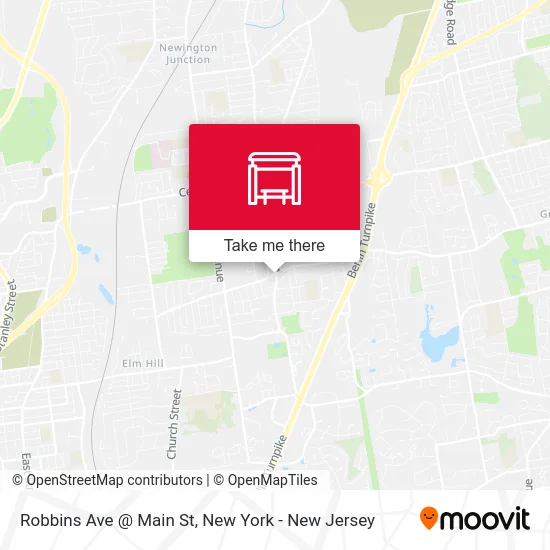 Robbins Ave @ Main St map