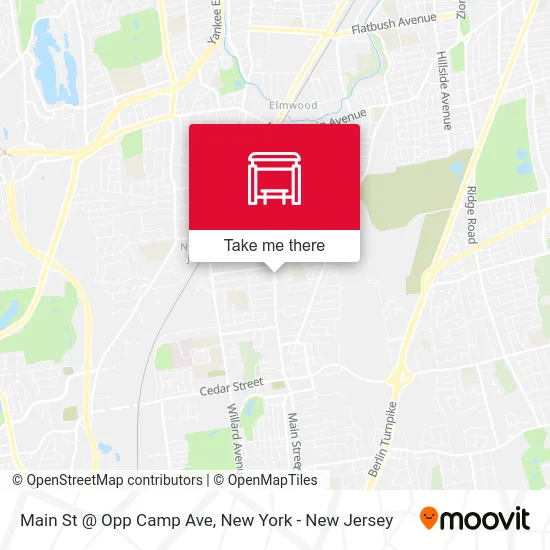 Main St @ Opp Camp Ave map