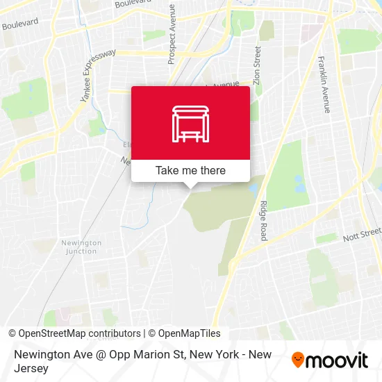 Newington Ave @ Opp Marion St map