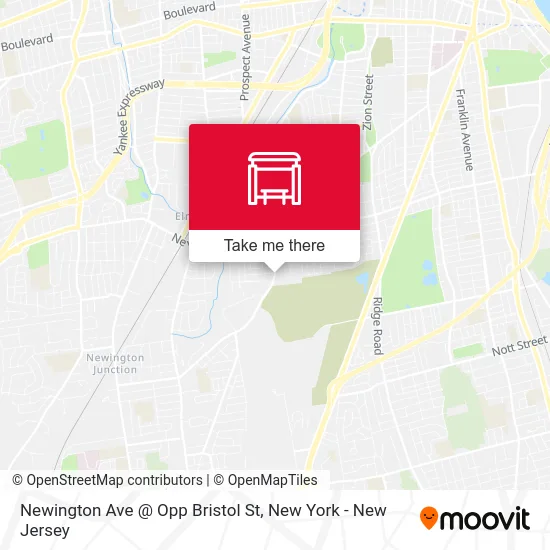 Newington Ave @ Opp Bristol St map