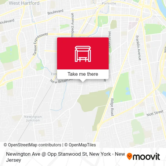 Newington Ave @ Opp Stanwood St map