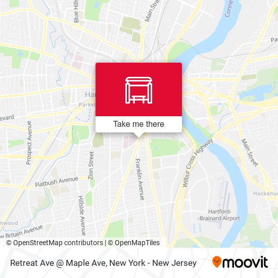 Mapa de Retreat Ave @ Maple Ave