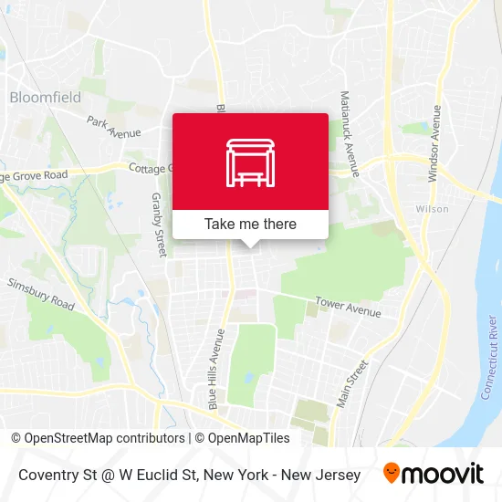 Coventry St @ W Euclid St map
