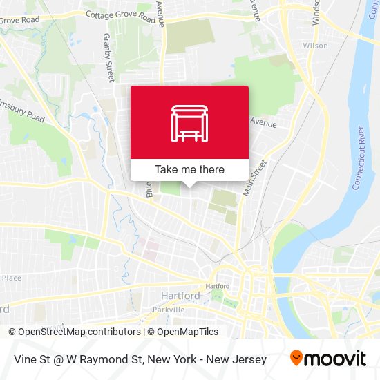Mapa de Vine St @ W Raymond St