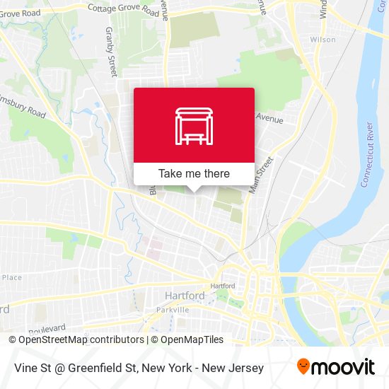 Mapa de Vine St @ Greenfield St