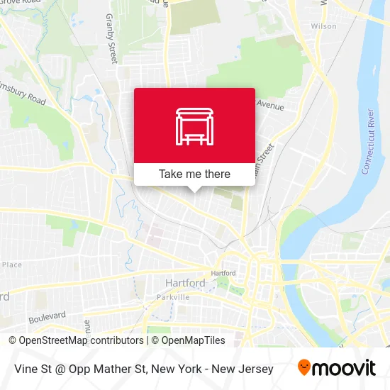 Vine St @ Opp Mather St map