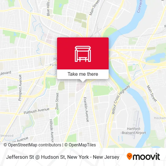 Jefferson St @ Hudson St map