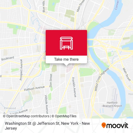 Washington St @ Jefferson St map