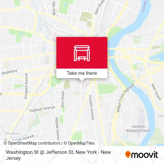 Washington St @ Jefferson St map