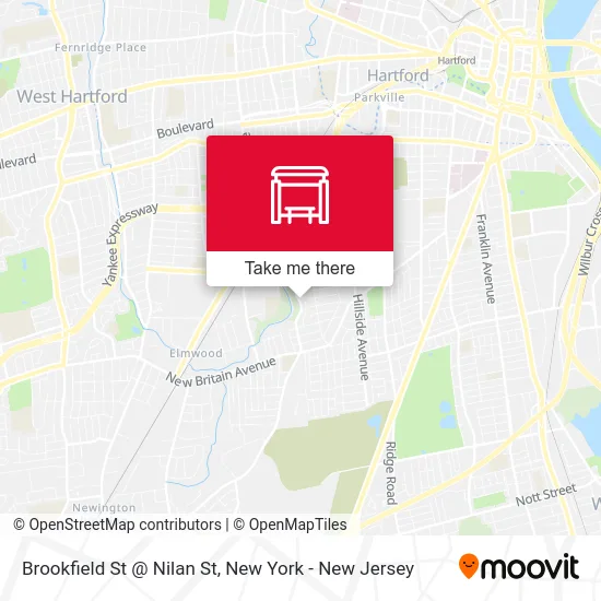 Brookfield St @ Nilan St map
