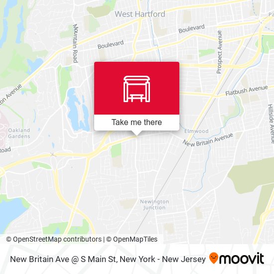 Mapa de New Britain Ave @ S Main St