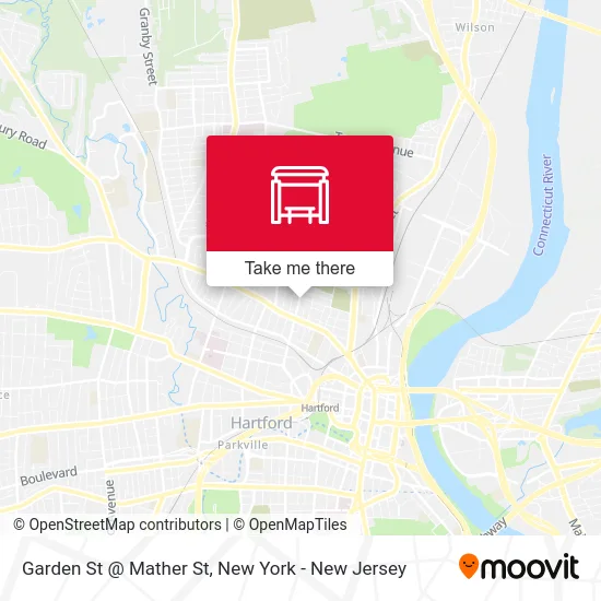 Garden St @ Mather St map