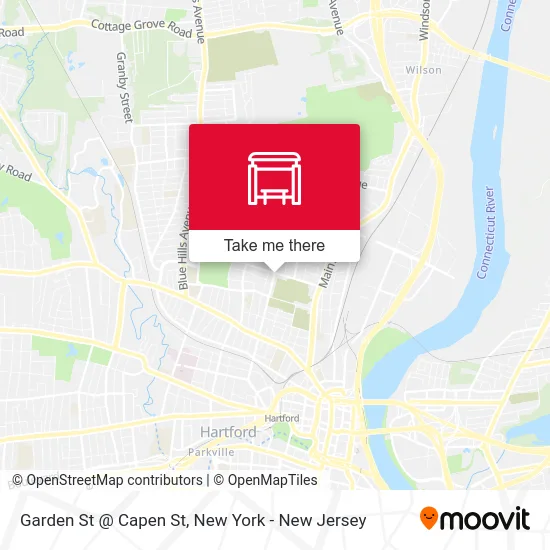 Garden St @ Capen St map