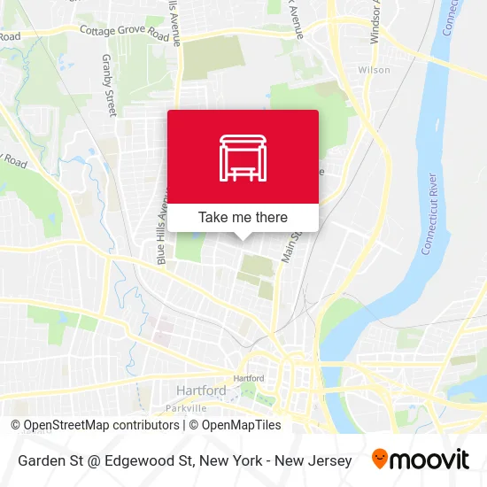 Garden St @ Edgewood St map