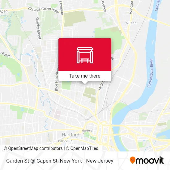 Garden St @ Capen St map