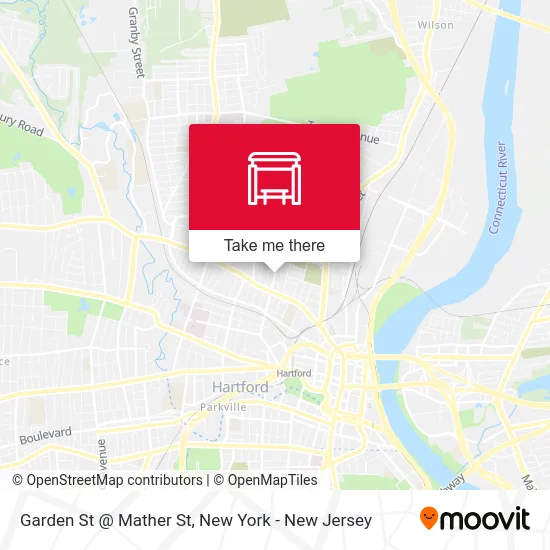 Garden St @ Mather St map
