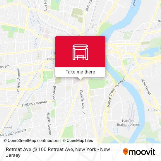 Retreat Ave @ 100 Retreat Ave map