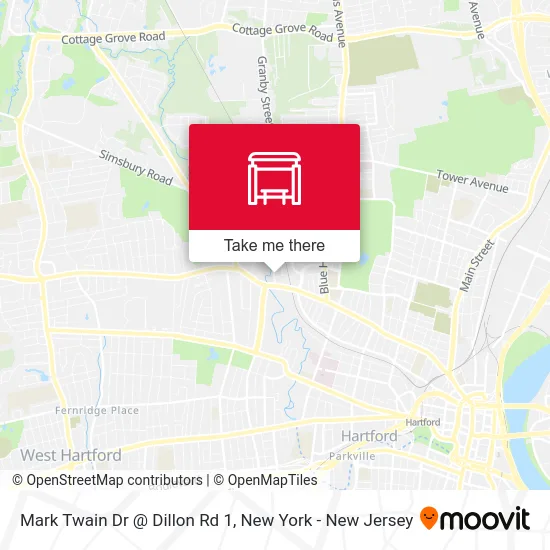 Mark Twain Dr @ Dillon Rd 1 map