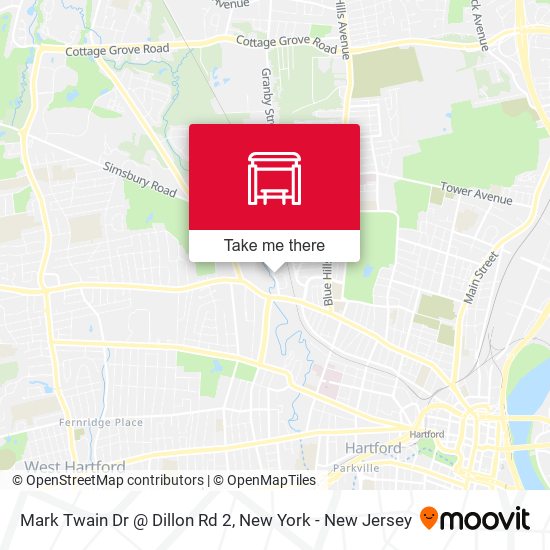 Mark Twain Dr @ Dillon Rd 2 map