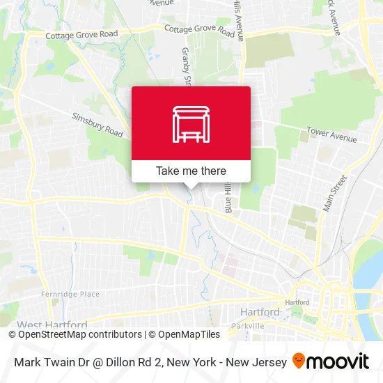 Mapa de Mark Twain Dr @ Dillon Rd 2