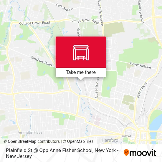 Plainfield St @ Opp Anne Fisher School map