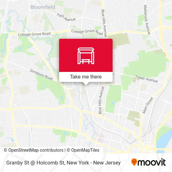 Granby St @ Holcomb St map