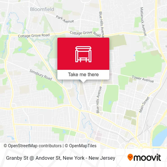 Granby St @ Andover St map