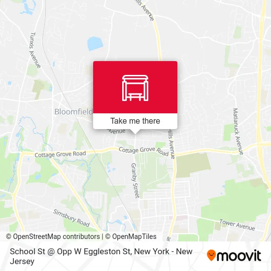 School St @ Opp W Eggleston St map