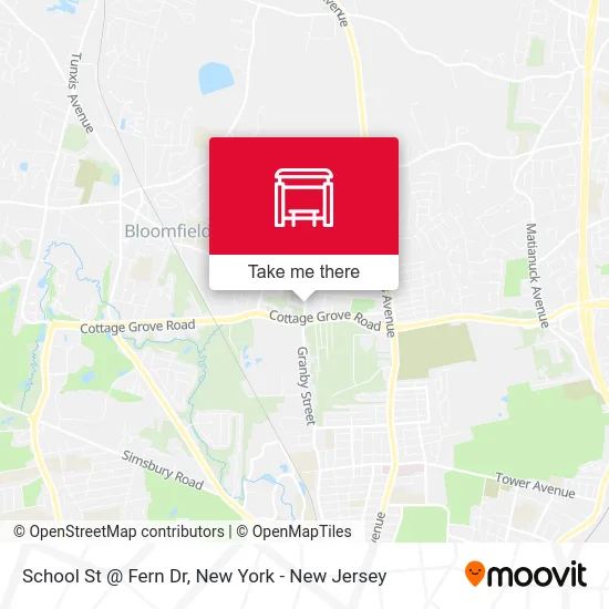 School St @ Fern Dr map