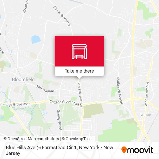 Blue Hills Ave @ Farmstead Cir 1 map