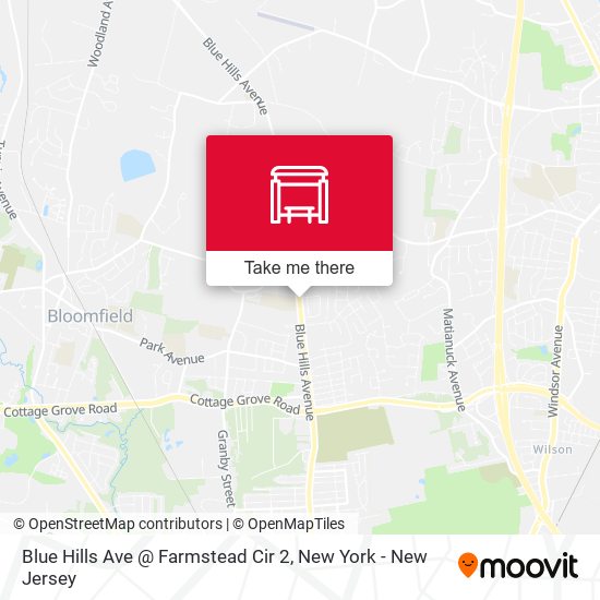 Blue Hills Ave @ Farmstead Cir 2 map