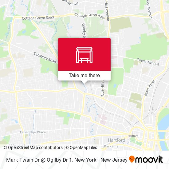 Mapa de Mark Twain Dr @ Ogilby Dr 1