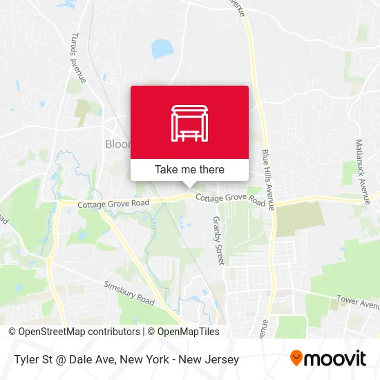 Tyler St @ Dale Ave map