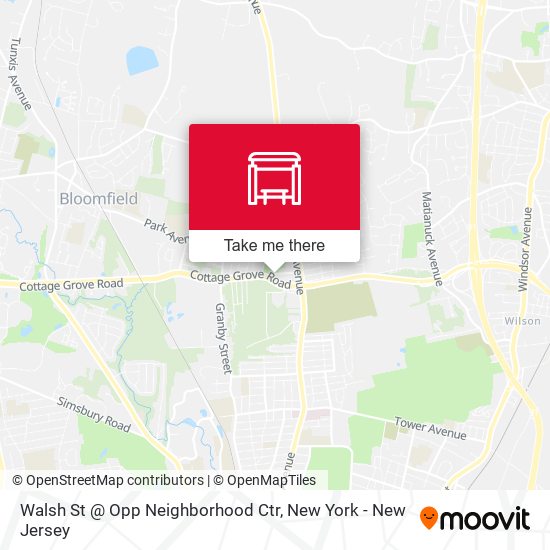 Walsh St @ Opp Neighborhood Ctr map