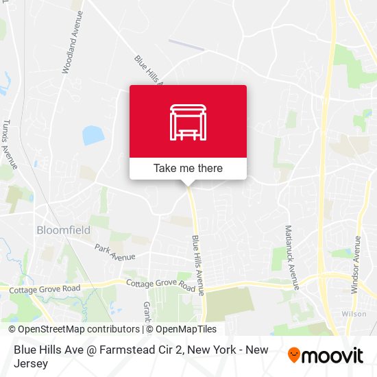 Blue Hills Ave @ Farmstead Cir 2 map
