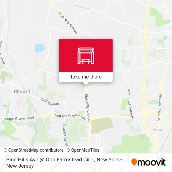 Blue Hills Ave @ Opp Farmstead Cir 1 map