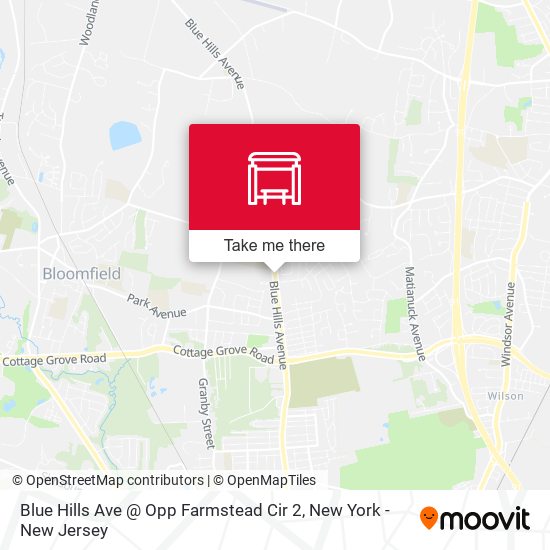 Blue Hills Ave @ Opp Farmstead Cir 2 map