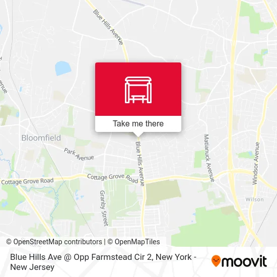 Blue Hills Ave @ Opp Farmstead Cir 2 map