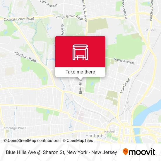 Blue Hills Ave @ Sharon St map