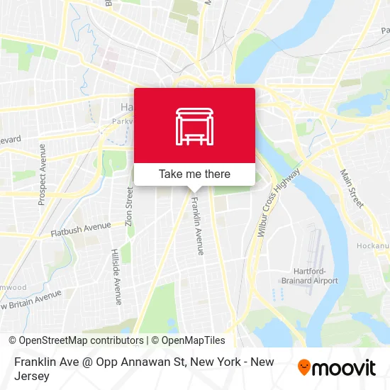 Franklin Ave @ Opp Annawan St map