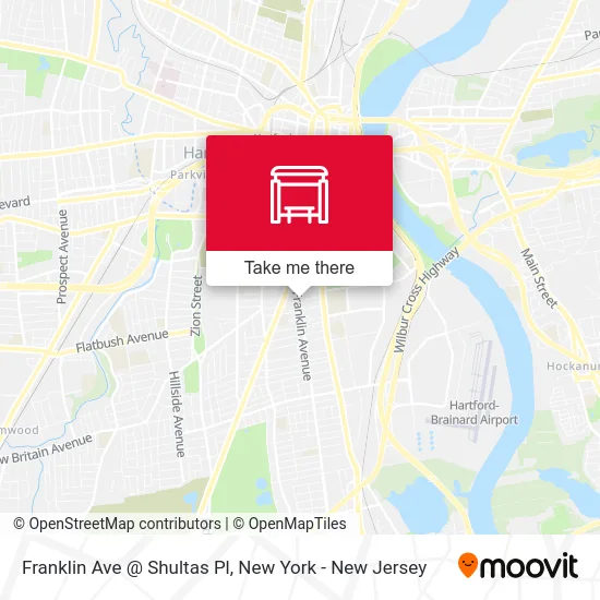 Franklin Ave @ Shultas Pl map