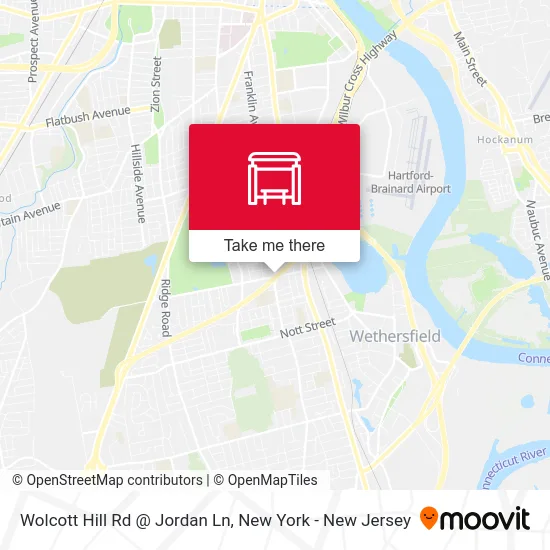 Wolcott Hill Rd @ Jordan Ln map