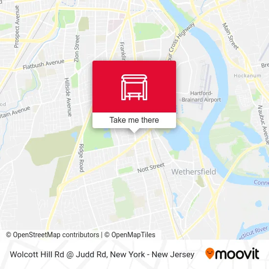 Wolcott Hill Rd @ Judd Rd map