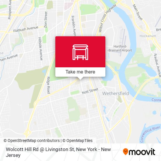 Wolcott Hill Rd @ Livingston St map