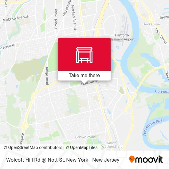 Wolcott Hill Rd @ Nott St map