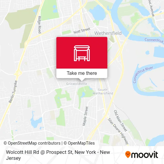 Wolcott Hill Rd @ Prospect St map