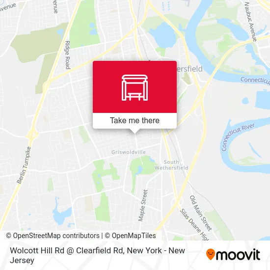 Wolcott Hill Rd @ Clearfield Rd map